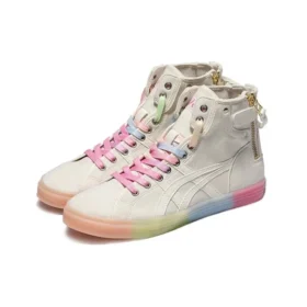 Double Clutch Milk White Retro Casual High Board Παπούτσι “White Pink”