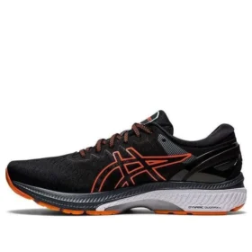 Gel-Kayano 27 4E Wide “Black Marigold Orange”