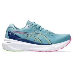 Gel-Kayano 30 Wide “Gris Blue Lime Green”