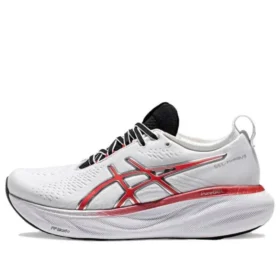 Gel-Nimbus 25 “White Classic Red”