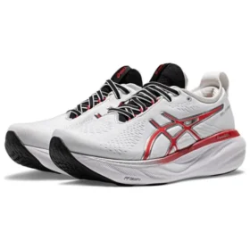 Gel-Nimbus 25 “White Classic Red”