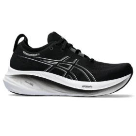 Gel-Nimbus 26 Wide “Black Graphite Grey”