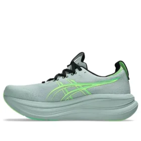 Gel-Nimbus 28 2E Wide “Cold Moss Illuminate Green”