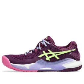GEL-Resolution 9 Padel “Deep Mauve Lime Green”