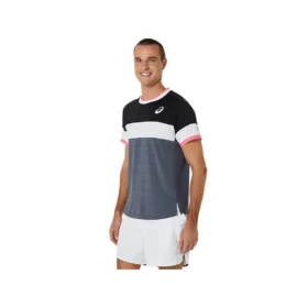Match Μπλούζα με κοντά μανίκια “Grey White Black”