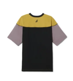 Novalis Bixance Μπλούζα με κοντά μανίκια “Medallion Yellow Obsidian Black”